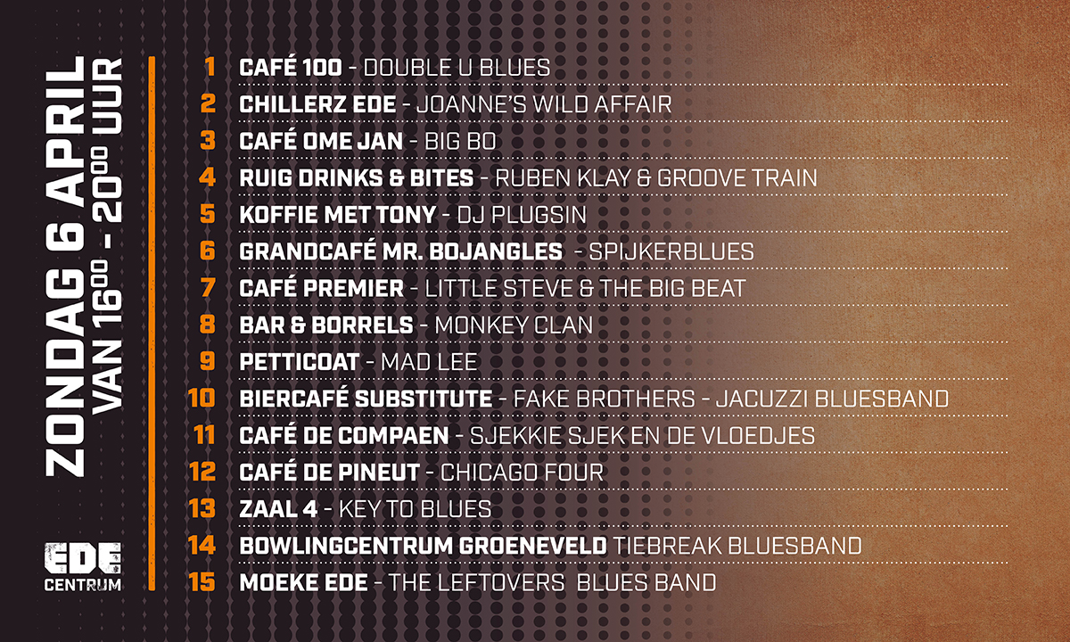 Sunday Blues 2025 bands