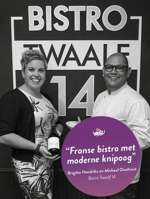 Winkelen Ede centrum eten in ede restaurant ede bistro twaalf poster