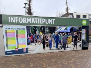Informatiepunt op markt Ede Centrum
